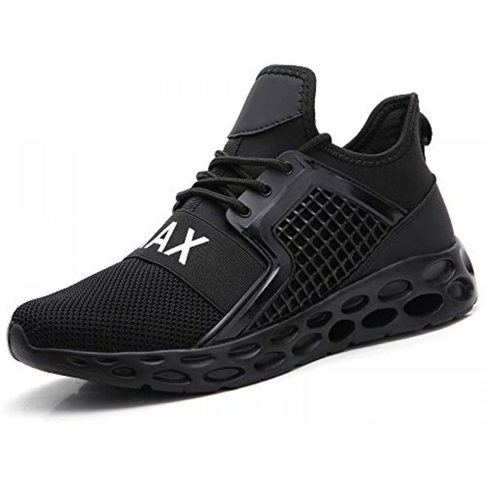 Men's Sport Running Shoes Tennis Athletic Walking Sneakers Black